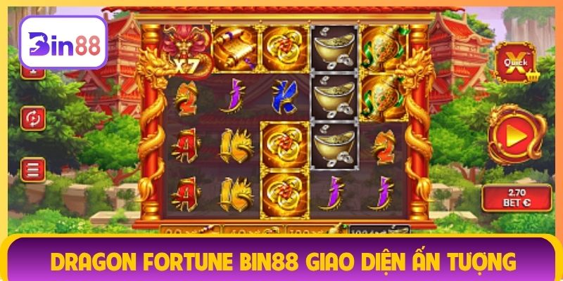 Dragon Fortune Bin88 giao diện ấn tượng