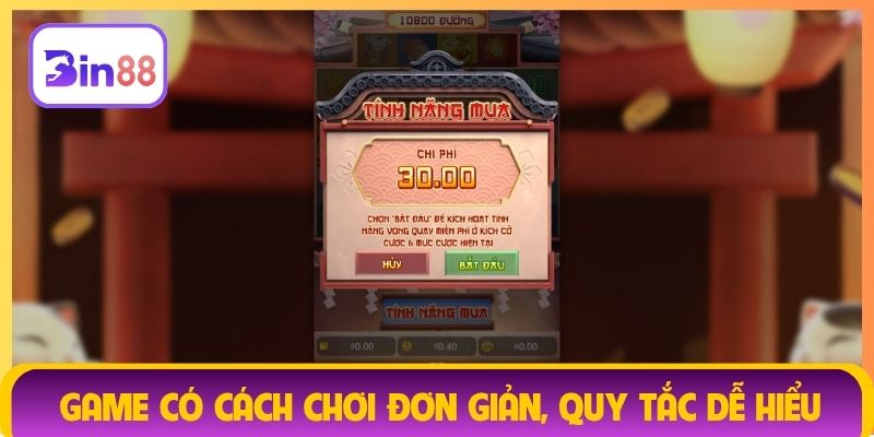 Game có cách chơi đơn giản, quy tắc quay slot dễ hiểu