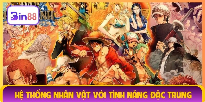 Hệ thống nhân vật với tính năng đặc trưng