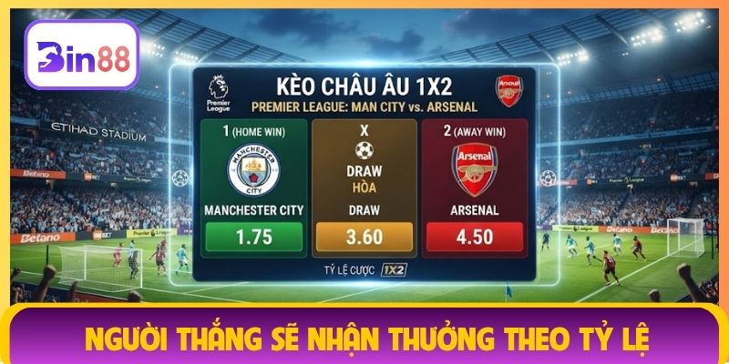 Người thắng sẽ nhận thưởng theo tỷ lệ