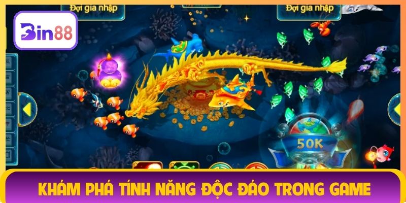 Tính năng độc đáo trong game 3 Gods Fishing